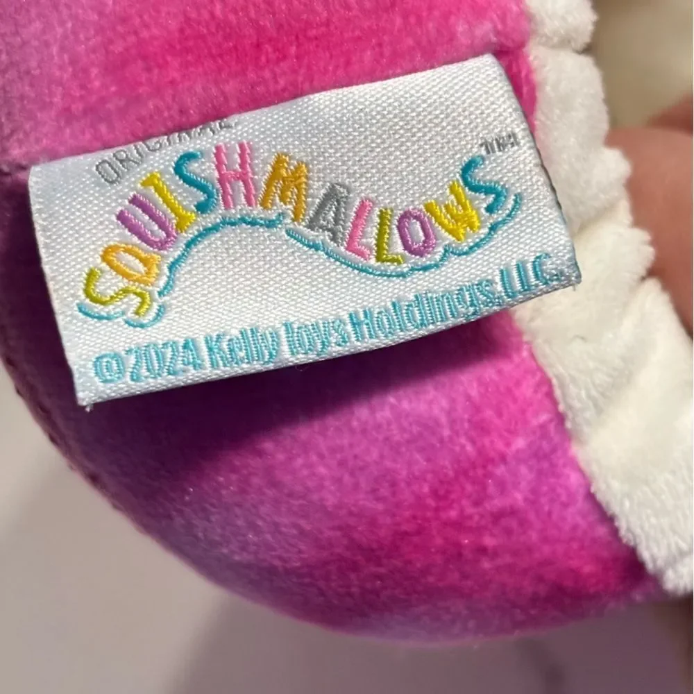 Squishmallows | Girls Plush Slippers Unicorn Pink Purple Tie dye Size 13/1
